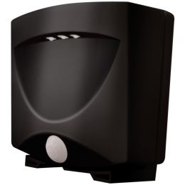 MAXSA Innovations 40342 Battery-Powered Motion-Activated Outdoor Night Light (Black/ Dark Bronze)