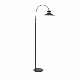 Gracie Black Arc Floor Lamp