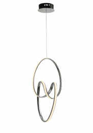 Velocity LED Chrome Pendant