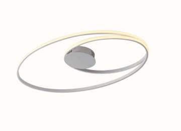 Velocity LED White Ceiling Fixture