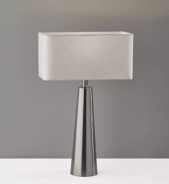 Urban Edge Slate Steel Metal Table Lamp