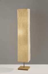 Wildside Paper Shade Floor Lamp with Natural Wood Base
