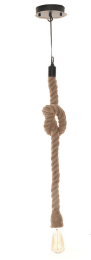 Knotted Rope Pendant Lamp