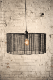 Wire Flower Shape Pendant Light 24"D X 14"T