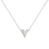 Micro-Pave Initial V Pendant