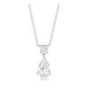J Goodin Anniversary Classic Contemporary Style Chandelier Pear Cubic Zirconia Pendant For Women