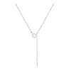 J Goodin Cubic Zirconia Classic Style Aqua Halo Stud Pendant For Women