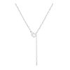 J Goodin Cubic Zirconia Classic Style Aqua Halo Stud Pendant For Women