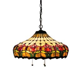 20"W Colonial Tulip Pendant