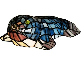 Meyda 3.5"H Tiffany Seal Accent Lamp