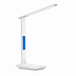 Lamp Plus 3 in 1 Lamp With Phone Charger, Clock And Thermostat (Color: Warm White)