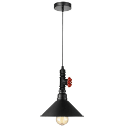 Cone Shade Pipe Ceiling Pedant (Includes a Bulb?: No)