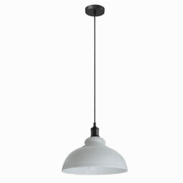Curvy shade Pendant light (Lamp Colour: White)
