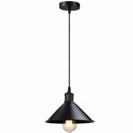 Metal Cone Shape Pendant Light (Includes a Bulb?: Optional)
