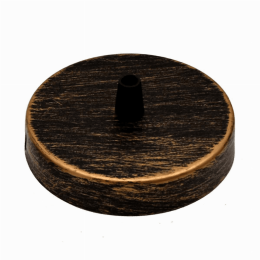 Ceiling Rose Pendant Light fitting (Color: Brushed Copper)
