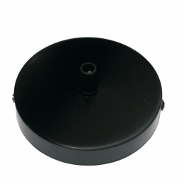 Ceiling Rose Pendant Light fitting (Color: Black)