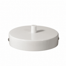 Ceiling Rose Pendant Light fitting (Color: White)
