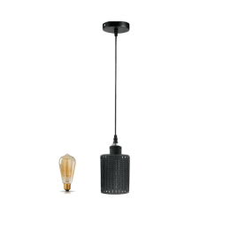 Metal Modern Drum Barrel Cage Model 3 (Includes a Bulb?: No)