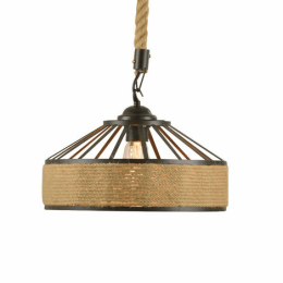 Vintage Metal Hemp Ceiling Pendant (Shade Type: )