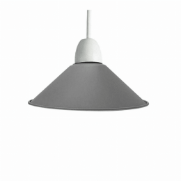 Cone Metal Ceiling Lamp Shades (Color: Grey)