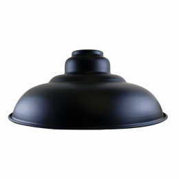 320mm Wide Curvy Pendant Shades (Color: Black white inner)