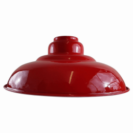 320mm Wide Curvy Pendant Shades (Color: Red)