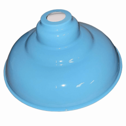 320mm Wide Curvy Pendant Shades (Color: Light blue)