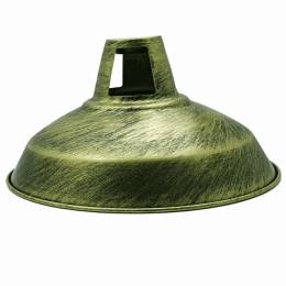 Industrial Retro Pendant Light Vintage Chandelier Ceiling Hanging Lamp Fixture with colours (Color: Brushed Brass)