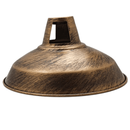 Industrial Retro Pendant Light Vintage Chandelier Ceiling Hanging Lamp Fixture with colours (Color: Brushed Copper)