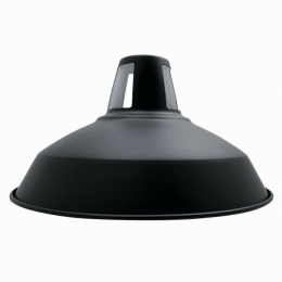 Barn Slotted Metal Easy Fit shade (Color: Black white inner)