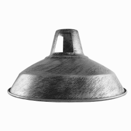 Barn Slotted Metal Easy Fit shade (Color: Brushed Silver)