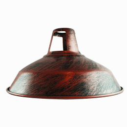 Barn Slotted Metal Easy Fit shade (Color: Rustic Red)