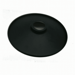 Brushed Flat Metal Ceiling Pendant Shade (Color: Black)