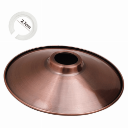 40mm Height Flat Easy Fit Lampshade (Color: Copper)