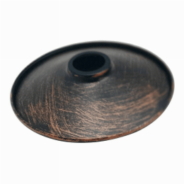 Brushed Flat Metal Ceiling Pendant Shade (Color: Rustic Red)