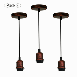 Vintage Light Bulb Lamp Holder pack (Pack of Size: 3 Pack)