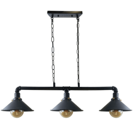 Cone Shade Pipe Pendant (Includes a Bulb?: No)