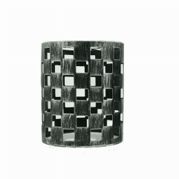 Modern Easy Fit Barrel Cage (Color: Brushed Silver)
