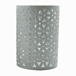 White Metal Easy Fit Drum Barrel Cage (Style: Pattern 3)