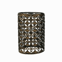 Modern Drum cage Lamp Shades (Shade Color and Pattern: Brushed Copper 1)