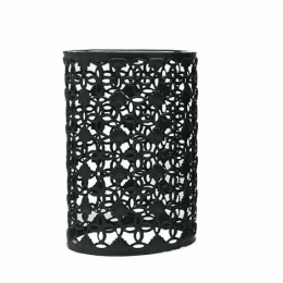 Modern Drum cage Lamp Shades (Shade Color and Pattern: Black Pattern 1)