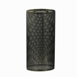 Modern Drum cage Lamp Shades (Shade Color and Pattern: Brushed Brass 2)