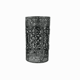 Modern Drum cage Lamp Shades (Shade Color and Pattern: Brushed Silver 3)