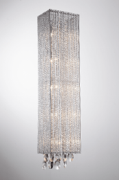Crystalline 5 Light Wall Sconce (Option: Square)