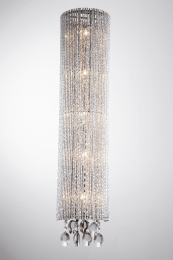 Crystalline 5 Light Wall Sconce (Option: Round)