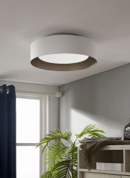 Lynch Ceiling Light (Color: White/Champagne)