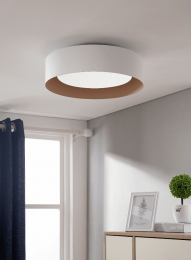 Lynch Ceiling Light (Color: White/Beige)