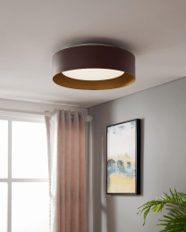 Lynch Ceiling Light (Color: Brown/Gold)