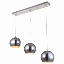 Wade Chrome 3 Light Island Pendant (Style: Design 1)