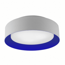 Lynch Flush Mount Ceiling Light (Color: White/Blue)